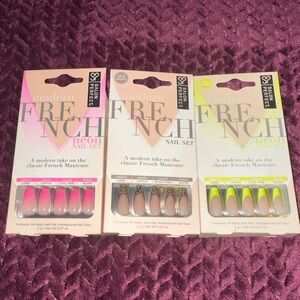 Salon Perfect Modern French Press-On Nails Bundle